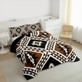 thumbnail image 3 of jejeloiu Rustic Farmhouse Cabin Full Size Comforter Sets,Aztec Boho Geometric Bedding Comforter Set,Beige Brown Black Bedding Sets For Girls Boys,Luxury Bedroom Decor Reversible,3pcs, 3 of 8