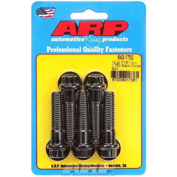 ARP (643-1750) Oxide Bolt, Black