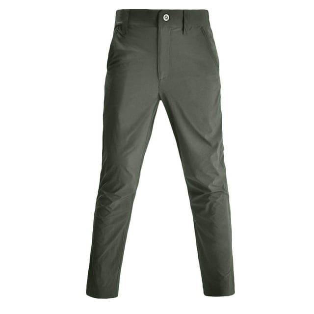 ZACPNCV Pantalon Cargo pour Homme Taille Élastique Léger avec Poches pour la Randonnée Vert