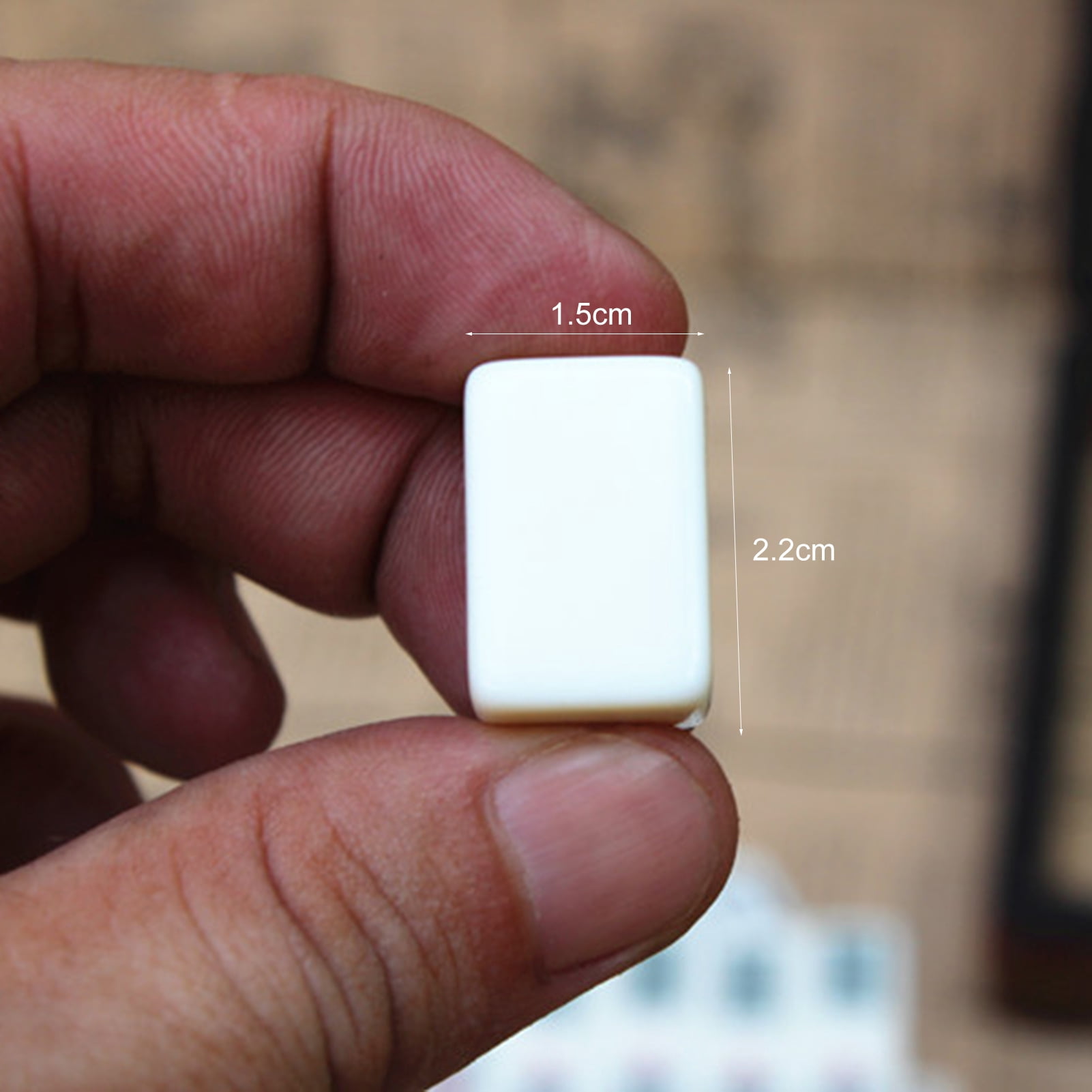 Mahjong 146 Tiles Scratch-resistant Mini Size Melamine Chinese Mahjong for Home
