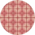 thumbnail image 1 of Ahgly Company Machine Washable Indoor Round Transitional Orange Area Rugs, 5' Round, 1 of 7