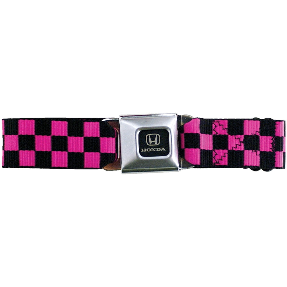 checkered seat belt belt