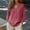 A12-Hot Pink, variant on Linen Shirts for Women Summer Blouses Dressy Shirts Basic Tops 3/4 Sleeve Cotton Womens Tops Women's Tunics Cotton Gauze Tops T-Shirts for Women Plus Size Summer Outfits Linen Blouses Black L