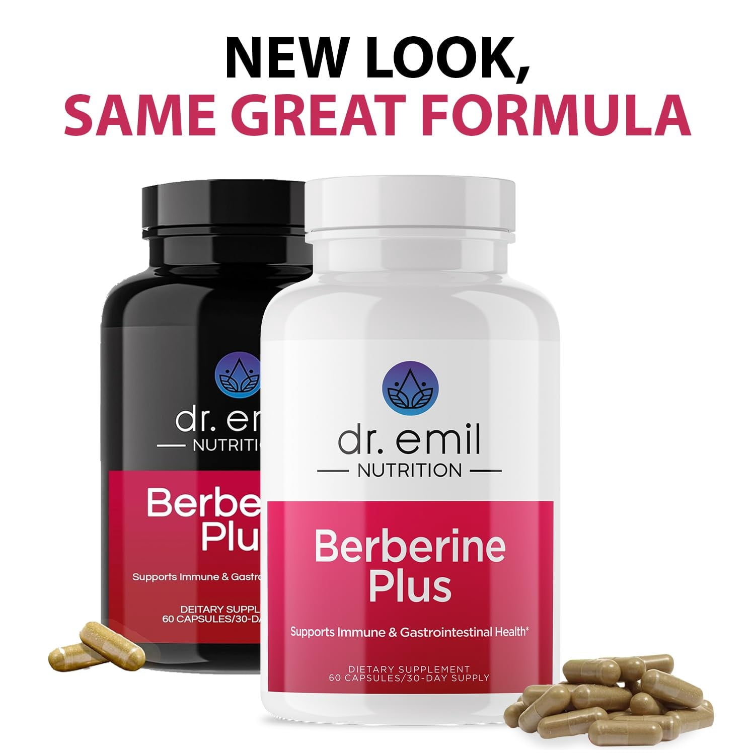 DR. EMIL NUTRITION Berberine 500mg Capsules, 60 Count, 30 Servings