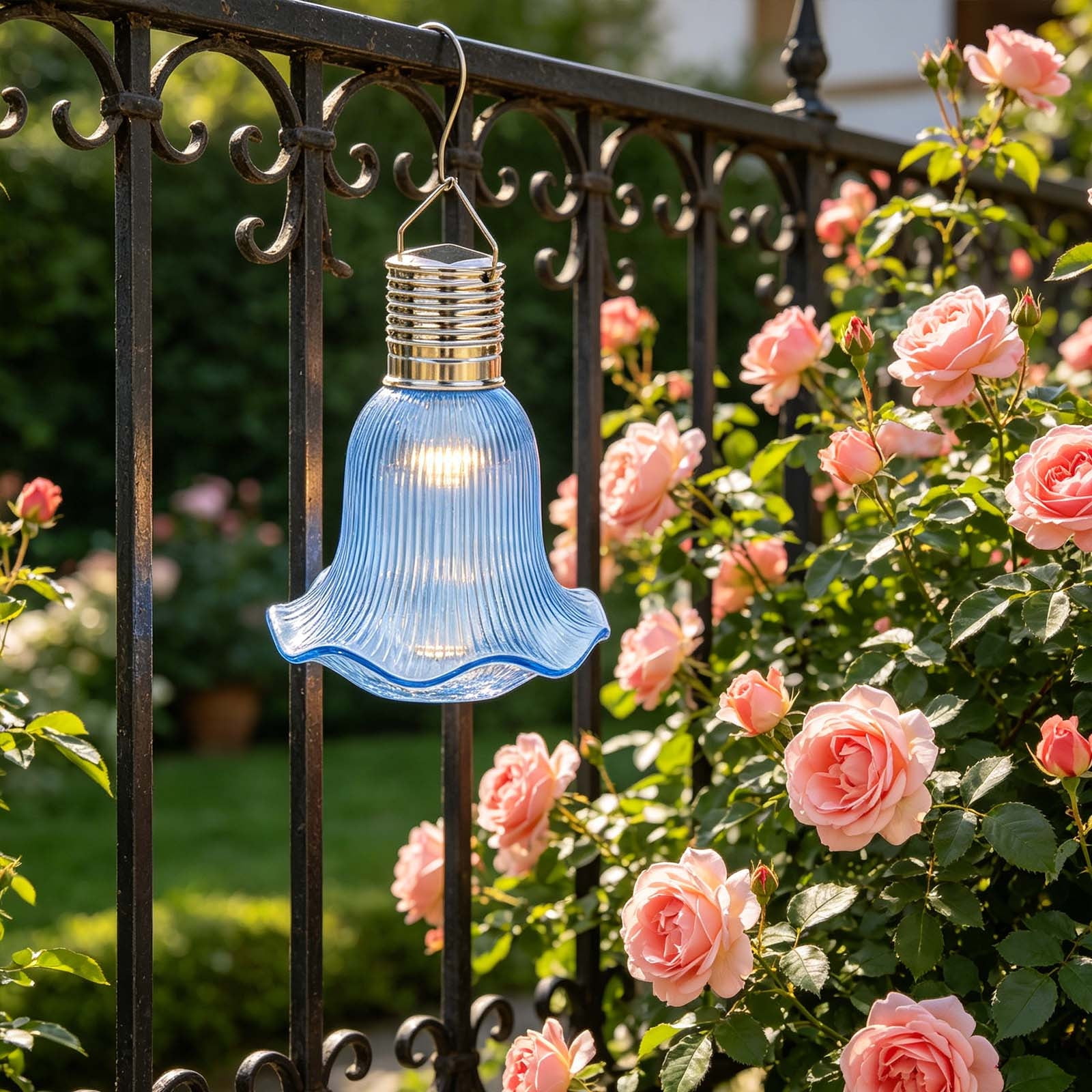 Solar Hanging Outdoor LED String Light Waterproof Garden Patio Backyard Decor Fairy Lamp