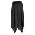 thumbnail image 4 of Jupe Maxi Bohème d'Été pour Femmes, Décontractée, Fendue, Fluide, Longue, Style Western Rétro, L, 4 of 6