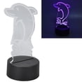 thumbnail image 4 of 3D Night Light, Touch Control USB Charging Night Light 7 Colors For Bedside For Bedroom ANGGREK Otros, 4 of 8