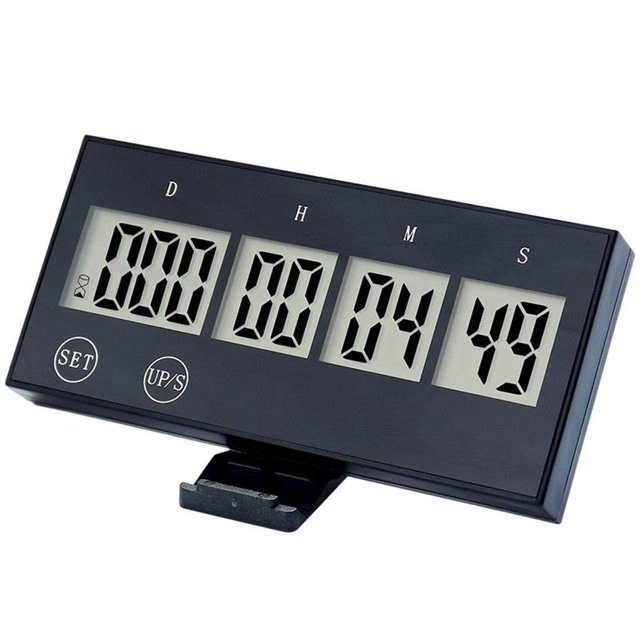 thinsony Electrical Kitchen Countdown Timer Hatching Baking Fitness Exam Reminder black