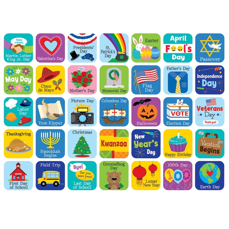 HOLIDAYS/SPECIAL EVENTS COVERUPS CALENDAR