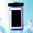 thumbnail image 2 of Soidarity Bolsa impermeable Universal para teléfono, bolsa a prueba de agua para móvil de menos de 5,8 pulgadas, funda de PVC para iPhone, Samsung, Deportes acuáticos Azul oscuro Soidarity HW1078-06, 2 of 3