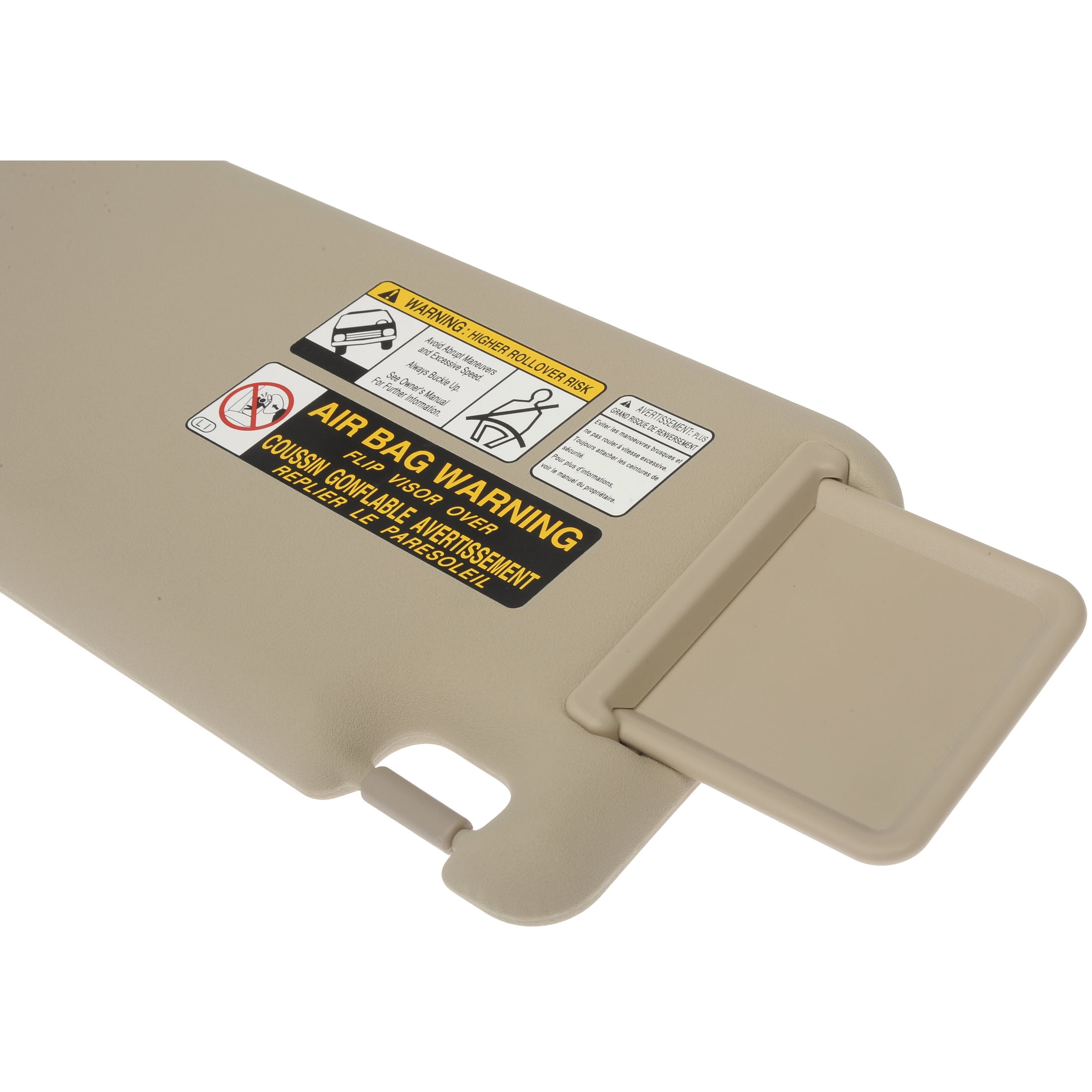 Dorman 74200 Driver Side Sun Visor Assembly for Specific Toyota Models, Beige