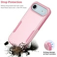 thumbnail image 2 of For iphone 17 Air Case, Ebizware Heavy Duty Rugged Shockproof Phone Case [Military Grade Drop Tested] Dual Layer Full Body Protective Bumper for Apple iphone 17 Air Cover - Rose Gold, 2 of 8