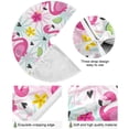 thumbnail image 2 of FMSHPON Pink Flamingos Xmas Christmas Tree Skirt Stand Mat for Holiday Party Decoration Indoor Outdoor 36 inches, 2 of 6