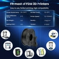 thumbnail image 5 of SUNLU PLA PRO Filament of 3D Printer 1.75mm, SUNLU Neatly Wound 1.75mm, PLA PLUS Filament for Most FDM 3D Printer, Dimensional Accuracy +/- 0.02 mm, 10 kg Black, 5 of 8
