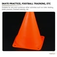 thumbnail image 3 of OULII 10Pcs Portable Orange Plastic Football Cones for Athletic Speed and Control Drills, 3 of 8