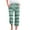 Green, variant on Scyoekwg Capris Pants for Women Cotton Linen Shorts Elastic Waisted Drawstring Straight Wide Leg Trousers Pants Ladies Capris Summer Casual Comfy Loose Striped Print Trendy Pants (Army Green,L)