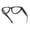 black, variant on Cat-Eye Frame Bluetooth smart glasses for men and women with Blue Light Lens-black