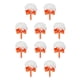 thumbnail image 2 of Qarigey Impresionante ramo de novia - Materiales de bajo mantenimiento Flores Ramo de novia Decoración de boda Cinta naranja Cinta Naranja 10piezas, 2 of 6