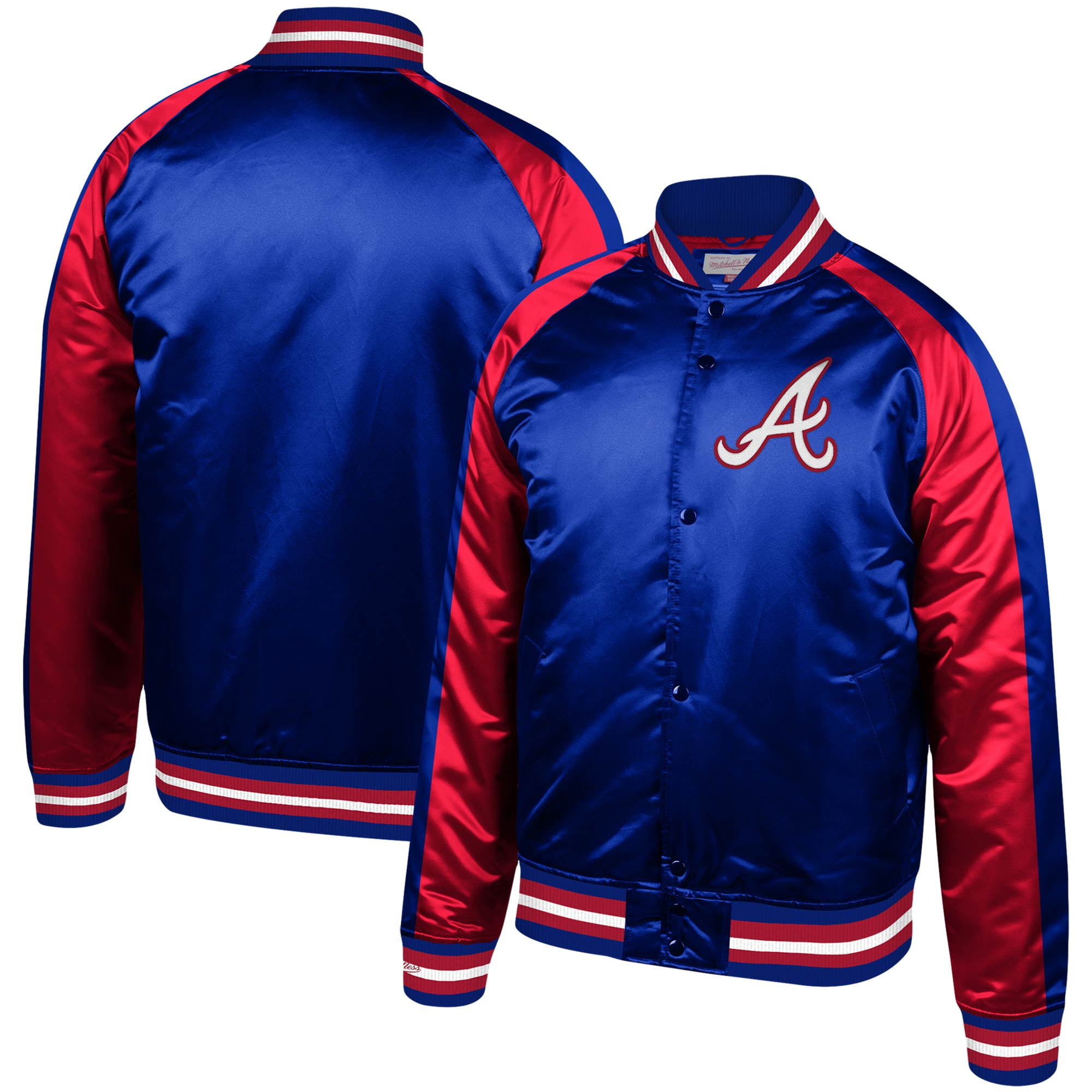 mitchell and ness braves jacket