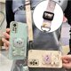 thumbnail image 5 of Quicksand Bear Holder Lanyard Phone Case For Xiaomi Redmi Note 11 8 12 10 9 Pro Max 10 5G 10s 11s 9A 9T 9C Nfc Strap Stand Cover, 5 of 5