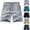 Light Gray, variant on HAJWOH Mens Workout Athletic Shorts Quick Dry Hiking Shorts Lightweight Sports with Zip Pockets