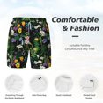thumbnail image 3 of Balery Chamomile Mens Swim Trunks Swim Shorts for Men Quick Dry Inseam Beach Shorts with Compression Liner Pocket-Medium, 3 of 9