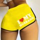 thumbnail image 2 of Pantalones Cortos para Mujeres de Cintura Alta Moda Casual Pantalones Cortos Sueltos Impresos Sexy, Cintura Elástica Cuerpos Pantalones Cortos de las Señoras, Vestir de Verano de Poliéster, 2 of 7