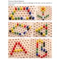 thumbnail image 4 of Chinese Checkers Set,  Chinese Checkers Game Play Logic Thinking Development with Chess Pieces for Home Travel Trip Camping, 4 of 7
