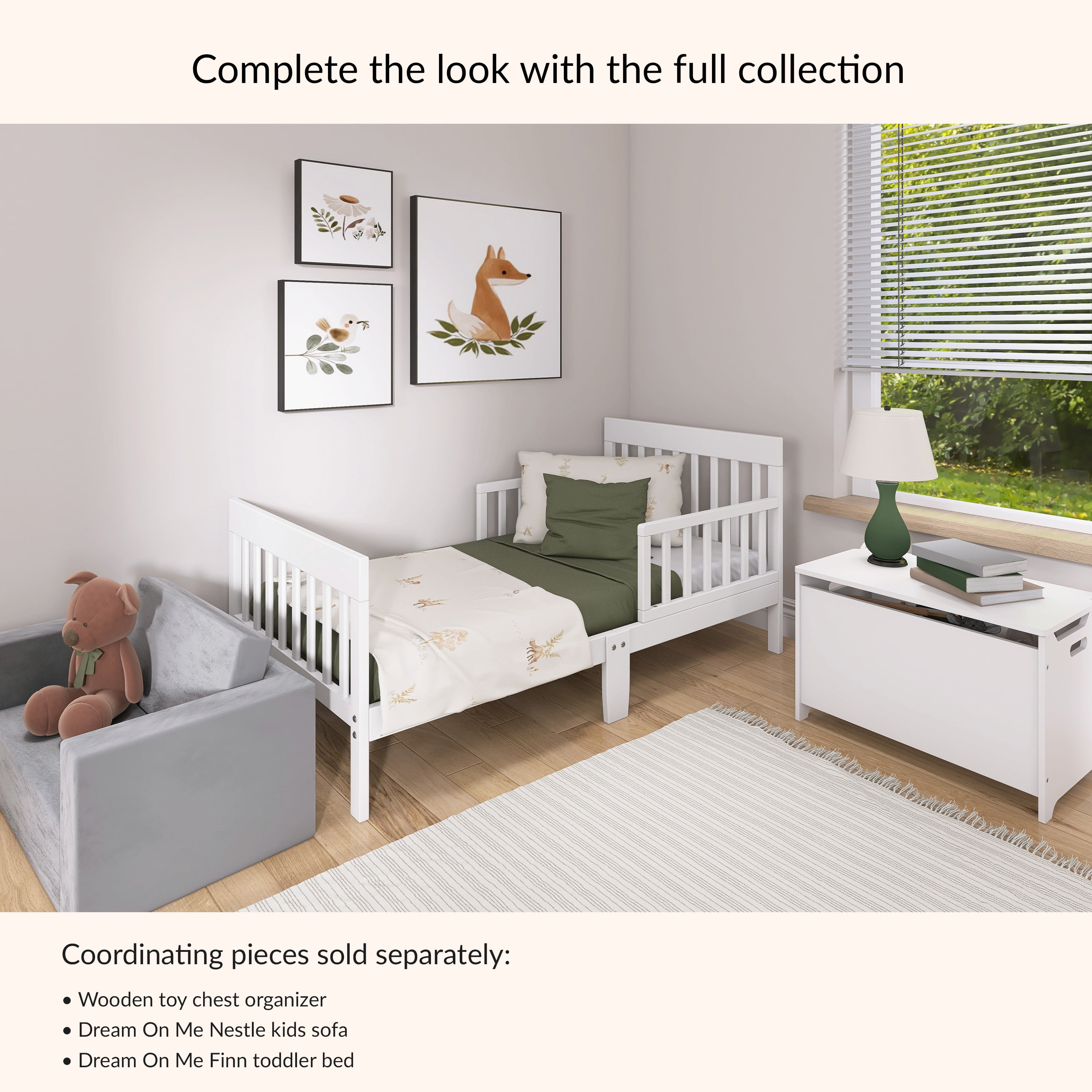 Dream On Me Finn Toddler Bed, Safe & Sturdy