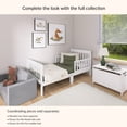 thumbnail image 6 of Dream on Me Finn Toddler Bed, White, 6 of 6
