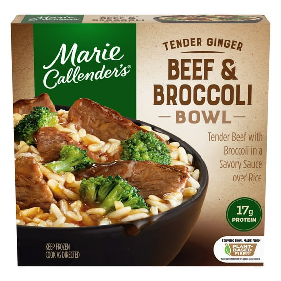 Marie Callender's Tender Ginger Beef and Broccoli Bowl, Frozen Meal, 11.8 oz. (Frozen)