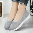 thumbnail image 7 of Hessimy Women's Walking Tennis Shoes - Lightweight Athletic Casual Gym Slip on Sneakers(Z02-Grey,38), 7 of 7