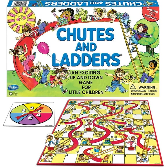 HASBRO GAMING:Chutes and Ladders Board Game