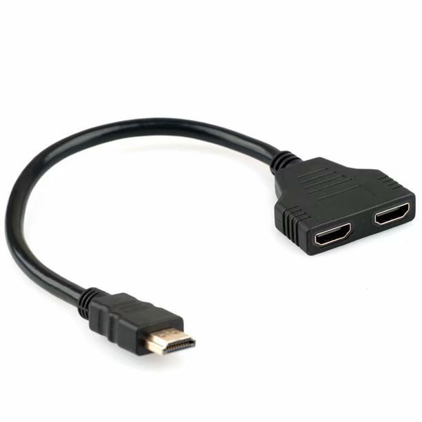 Generic cable HDMI séparateur 1 entrée male à 2 sorties femelle