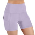 thumbnail image 5 of Tumotour Yoga Athletic Shorts For Women High Waisted Pants Workout Shorts Running Shorts Gym Sports Shorts Tennis Shorts Biker Shorts With Pockets, 5 of 8