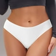 thumbnail image 5 of Ruimatai Women's Low Rise Ribbed Briefs Soft Nylon Stretch Underwear Comfortable Everyday Panties Solid Color, 5 of 9