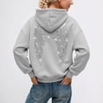 thumbnail image 2 of OSOLU Women's Oversized Hoodies Sparkly Rhinestone Wing Decor Back Long Sleeve Casual Sweatshirts Light Gray, 2 of 6
