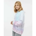 thumbnail image 2 of Colortone Tie Dye Cloud Fleece Hoodie for Women and Men, Unicorn, 2X-Large, 2 of 5