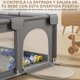 thumbnail image 4 of 2x2m corra para Bebés,corral de juegos para 50 Bolas Oceánicas y Aro de Baloncesto, Anillos de Tracción, Bolsa de Almacenamiento (2 * 2), 4 of 5