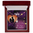 thumbnail image 5 of To My Wife  You're an Angel Alluring Ribbon Necklace Message Card, 5 of 20
