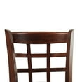 thumbnail image 2 of Benjara Sabi 29 inch Swivel Counter Stool, Solid Wood, Faux Leather, Brown, Black, 2 of 2