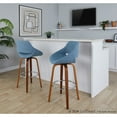 thumbnail image 3 of LumiSource Fabrico 30" Fixed-Height Barstool - Set of 2, 3 of 9