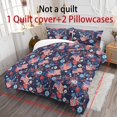 thumbnail image 4 of ZIATUBLES Twin Size Soft Duvet Cover Set, 3-Piece Breathable Polyester Bedding with Zipper Closure, Lightweight All-Season Comforter Cover, Machine Washable Home Dorm Decor, 4 of 8