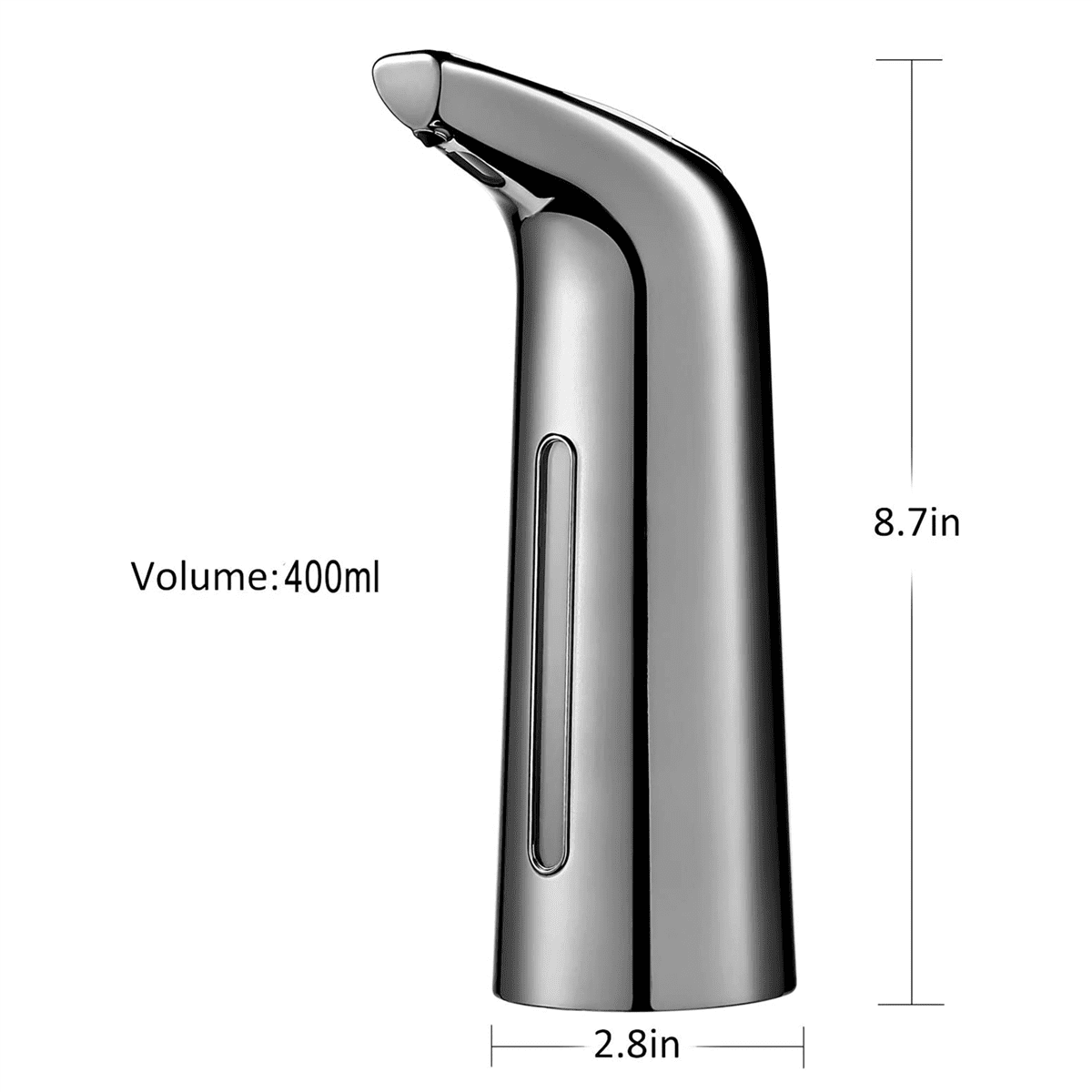 3X Automatic Soap Dispenser Touchless 400Ml,Automatic Sensor Soap Dispenser,Dish Soap Dispenser for Kitchen