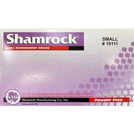 Shamrock Latex Gloves-Small