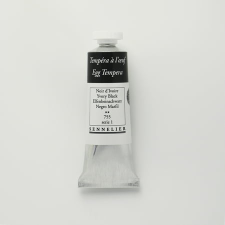 UPC: 3046450332121 | Sennelier Egg Tempera 34m Tube Ivory Black
