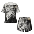 thumbnail image 4 of Xecao Ink Style Bald Eagle print Swimsuit for women, Summer-ready, sporty style.Quick-dry fabric. Many sizes & colors., 4 of 9