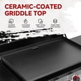 thumbnail image 5 of Royal Gourmet GB4005P 34-Inch 4-Burner Gas Griddle with Hood, Griddle with Collapsible Side Shelves and Storage Basket,Black, 5 of 10