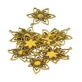 thumbnail image 1 of Abbracc 20Pcs Alloy Golden Pendant Blank Bezel 10mm Setting Tray Round Findings Base, 1 of 7