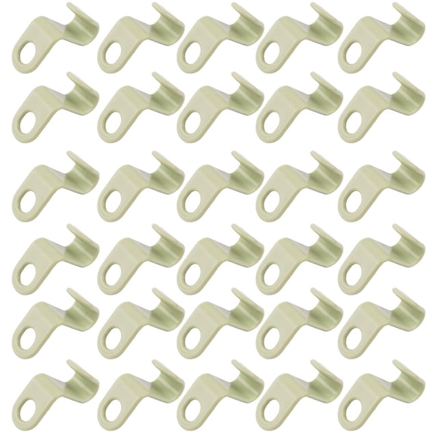 Injueey Colgador de ropa ABS de 30 piezas, reemplazo de gancho de conexión, ahorro de espacio, Color sólido, Conector de armario para el hogar Almacenamiento y organización del hogar Verde Injueey HA070182-01